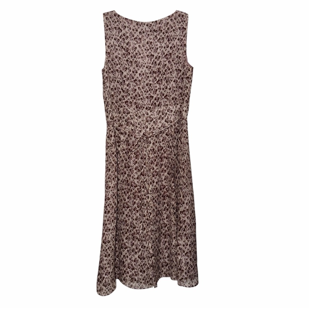 Ann Taylor 100% Silk Midi Dress Size 0 - Picture 4 of 9
